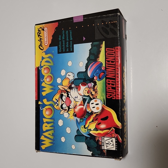 Warios Woods SNES - Picture 1 of 7